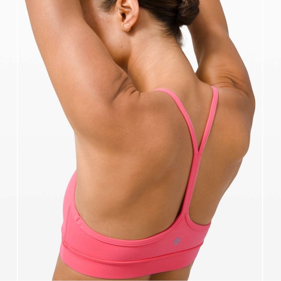 Lululemon Flow Y Guava Pink Sport bra in size 4 - Picture 2 of 7